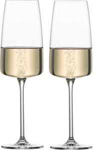 Zwiesel Glas Champagneglazen Vivid Senses Light & Fresh - 380 ml - 2 stuks