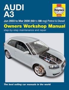 Haynes Werkplaatshandboek Audi A3 benzine & diesel (Jun 03 - maart 08) 4884