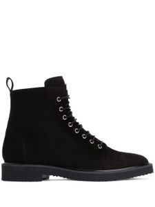 Giuseppe Zanotti bottines en daim à lacets - Noir