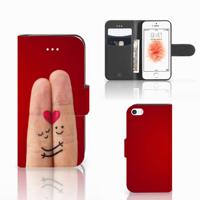 Apple iPhone 5 | 5s | SE | Wallet Case | met Pasjes | Liefde - Origineel Romantisch Cadeau