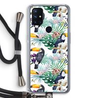 Tukans: OnePlus Nord N10 5G Transparant Hoesje met koord