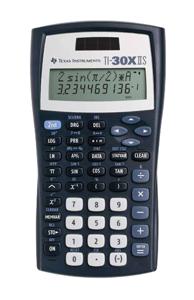 Texas Instruments TI-30X IIS calculator Pocket Wetenschappelijke rekenmachine Zwart