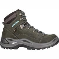 Lowa Renegade Gtx Mid S Hoge Wandelschoen Dames Asphalt/Turquoise 3,5/36,5