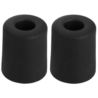 Benson Deurbuffers / deurstoppers rubbers - 2x - zwart -35 x 30 mm - met schroefbevestiging