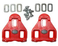 Look schoenplaatjes delta 9° rood