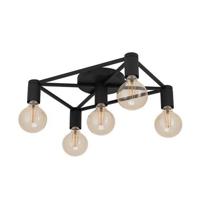 EGLO Speke Plafondlamp - E27 - 41,5 cm - Zwart