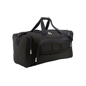 Weekendtas zwart 48 liter - Reistas - 62 x 30 x 26 cm   -