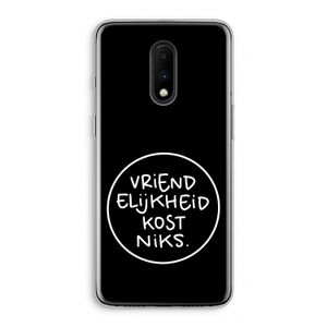 Vriendelijkheid: OnePlus 7 Transparant Hoesje
