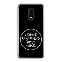 Vriendelijkheid: OnePlus 7 Transparant Hoesje
