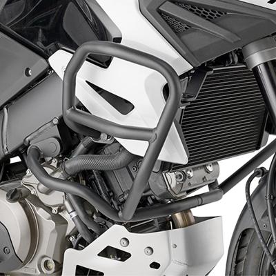 GIVI Valbeugel, Valbeugels voor de moto, TN3117 Zwart gepoedercoat staal onderzijde