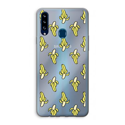 Bananas: Samsung Galaxy A20s Transparant Hoesje