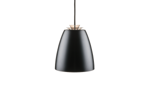 SG Hanglamp Bell midi zwart met goudkleurige binnenkant met LED lamp 10W 590 lumen