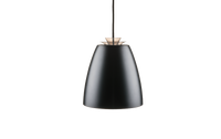 SG Hanglamp Bell midi zwart met goudkleurige binnenkant met LED lamp 10W 590 lumen SG Hanglamp Bell midi zwart met goudkleurige binnenkant met LED lamp 10W 590 lumen