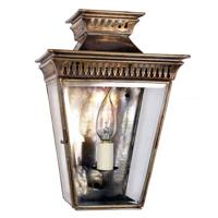 Limehouse Landelijk buitenlampPagoda Flush handgemaakt 31cm - gepolijst nikkel (N) - 493
