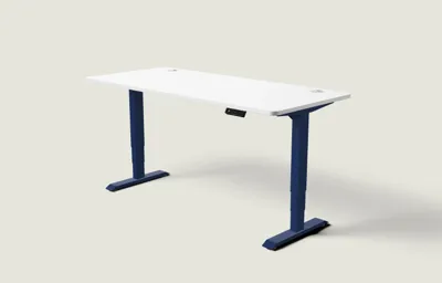 Desktronic HomePro bureau Diepblauw / Wit / 180x80 cm