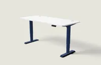 Desktronic HomePro bureau Diepblauw / Wit / 180x80 cm