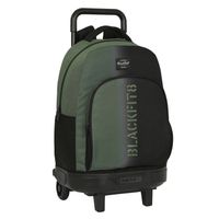 Schoolrugzak met Wielen BlackFit8 Gradient Zwart Militair groen (33 x 45 x 22 cm)