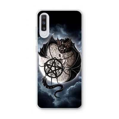 Volle maan: Samsung Galaxy A70 Transparant Hoesje