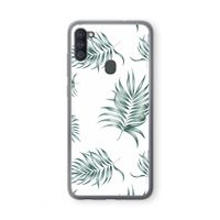 Simple leaves: Samsung Galaxy A11 Transparant Hoesje