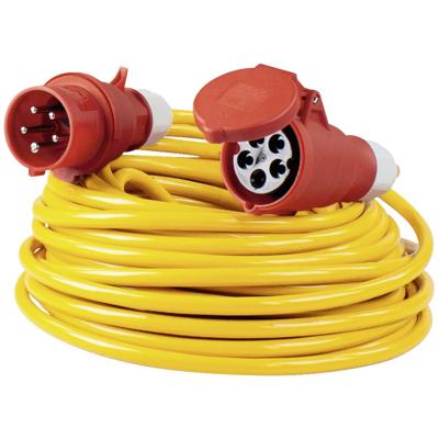 AS Schwabe 60771 Stroom Verlengkabel 32 A Geel 25 m AT-N07V3V3-F 5G 6 mm²