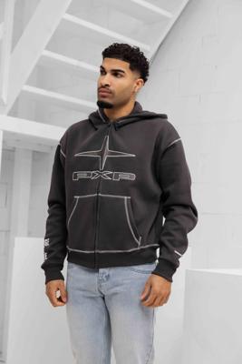 Project X Paris UK Drip Full Zip Hoodie Grijs - Maat XXL - Kleur: Grijs | Soccerfanshop