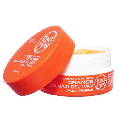Red One Aqua Hair Wax Full Force Orange 150ml