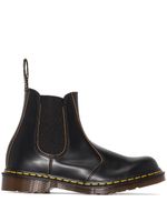 Dr. Martens bottines en cuir à bout rond - Noir