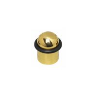 Intersteel Deurstopper met ring messing gelakt - thumbnail