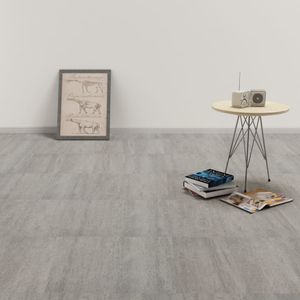 VidaXL Vloerplanken zelfklevend 5,11 m² pvc grijs gespikkeld