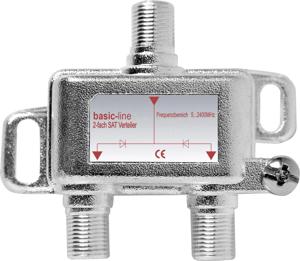 Renkforce RF-4416218 Kabel splitter/combiner Kabelsplitter Zilver