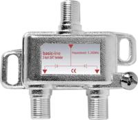 Renkforce RF-4416218 Kabel splitter/combiner Kabelsplitter Zilver - thumbnail