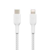Belkin BOOSTCHARGE gevlochten USB-C naar Lightning kabel - thumbnail
