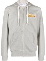 Comme Des Garçons Shirt veste en coton à patch logo - Gris