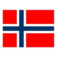Vlag van Noorwegen mini formaat 60 x 90 cm   - - thumbnail