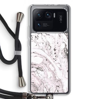 Mengelmoes: Xiaomi Mi 11 Ultra Transparant Hoesje met koord