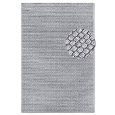 Wollen Vloerkleed Charles - Lichtgrijs maat: 230x160cm - materiaal: Polyester - Dekbed-Discounter.nl