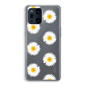 Margrietjes: Oppo Find X3 Pro Transparant Hoesje