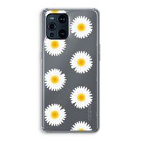 Margrietjes: Oppo Find X3 Pro Transparant Hoesje