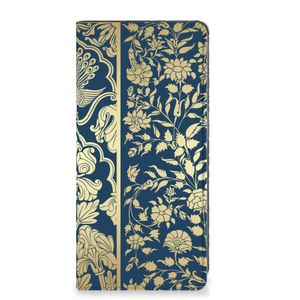 Samsung Galaxy A34 Smart Cover Beige Flowers