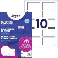 Avery-Zweckform J4785-20 Naamplaatje Kennzeichnungsetiketten (b x h) 80 mm x 50 mm 200 stuk(s)
