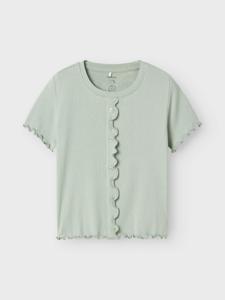 Name it zomer t-shirt S/S meisjes - blauw grijs - Nkfholimse