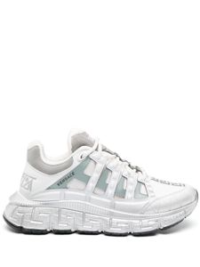 Versace baskets Trigreca en cuir - Blanc