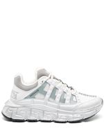 Versace baskets Trigreca en cuir - Blanc - thumbnail