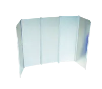Bo-Camp BC KOOKWINDSCHERM ALU 26X49CM