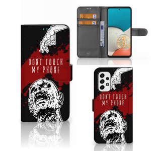 Samsung Galaxy A53 Portemonnee Hoesje Zombie Blood