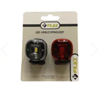 LED siliconen verlichting set - Zwart - Batterij
