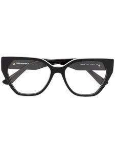 Karl Lagerfeld lunettes de vue à monture papillon - Noir