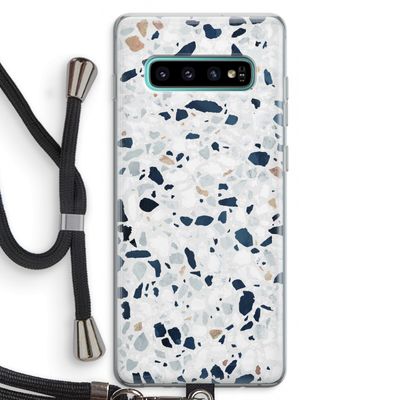 Terrazzo N°1: Samsung Galaxy S10 Plus Transparant Hoesje met koord