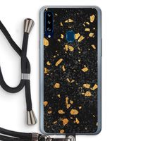 Terrazzo N°7: Samsung Galaxy A20s Transparant Hoesje met koord