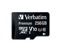 Verbatim microSDXC 256GB Class 10 UHS-I inc adapter 44087